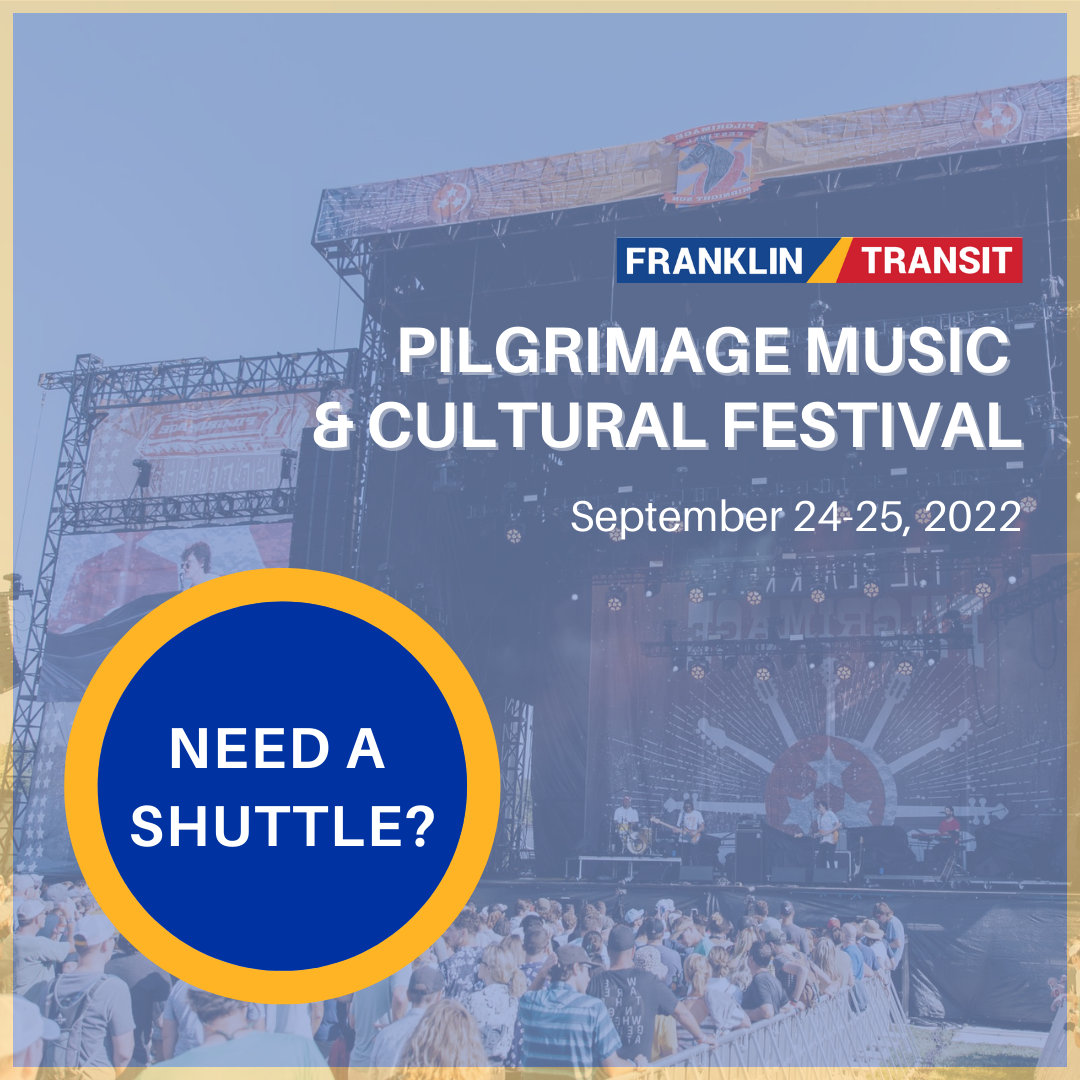 Franklin Transit To Offer 1 Rides To the Pilgrimage Festival